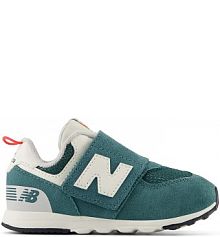 Buty na rzepy New Balance zielone dziecięce niemowlęce NW574VPG