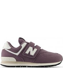 Buty na rzepy New Balance fioletowe dziecięce PV574LCE