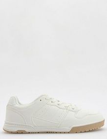 Sneakersy z imitacji skóry Reserved białe męskie 162CR-00X