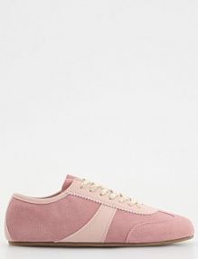 Zamszowe sneakersy Reserved różowe damskie 275CP-30X