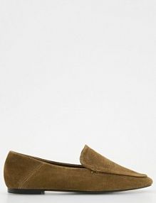 Zamszowe loafersy Reserved beżowe 325CR-80X