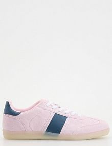 Sneakersy z imitacji zamszu Reserved pastelowy/róż damskie 345CP-03X