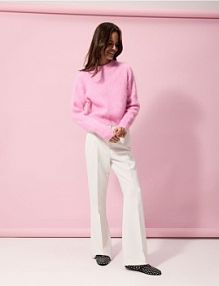 Baleriny z cyrkoniami Reserved czarne damskie 355CP-99X