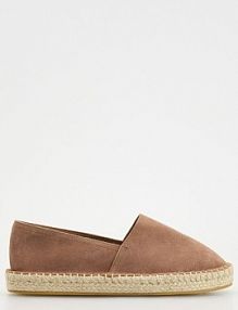 Zamszowe espadryle Reserved pastelowy/róż damskie 589CP-03X