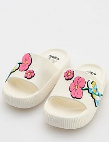 Klapki Smerfy Reserved złamana/biel dziecięce 596CZ-01X