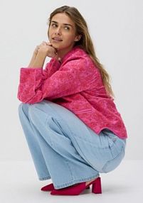 Czółenka z odkrytą piętą Reserved fuksja 602CP-43X