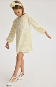 Baleriny z imitacji skóry Reserved białe damskie 627DL-00X