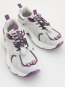 Sneakersy Kuromi Reserved jasnoszare dziecięce 652DL-09X