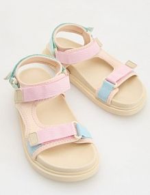 Lekkie sandały na rzep Reserved wielobarwny dziecięce 669DL-MLC
