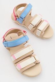 Sandały z łączonych materiałów Reserved wielobarwny dziecięce 670DL-MLC