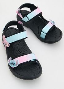 Lekkie sandały Lilo i Stitch Reserved czarne dziecięce 676DL-99X