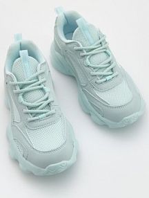 Lekkie sneakersy Reserved jasnozielone dziecięce 683DL-07X