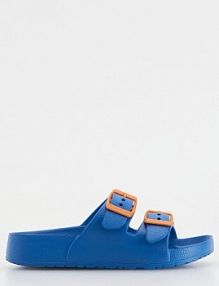Klapki z klamrami Reserved niebieskie dziecięce 730DJ-55X