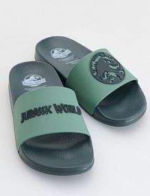 Klapki Jurassic Wold Reserved czarne dziecięce 735DJ-99X