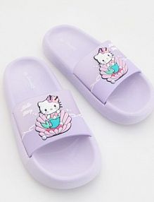 Klapki Hello Kitty Reserved lawendowy dziecięce 936DW-04X