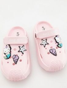 Gumowe sandały Hello Kitty Reserved pastelowy/róż dziecięce 950DW-03X