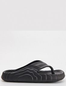 Czarne japonki na platformie ze strukturą 3D House męskie 621FF-99X