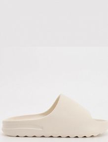 Kremowe klapki piankowe House męskie 622FF-01X