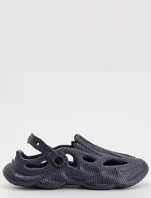 Zabudowane klapki o sportowym designie grafitowe House ciemnoszare męskie 623FF-90X