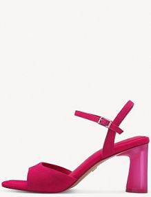 Sandały na szpilce Tamaris różowe