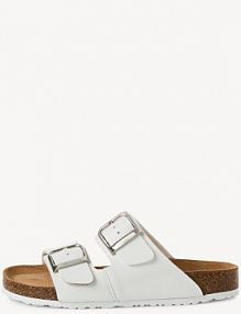 Klapki Tamaris białe damskie