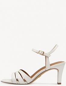 Sandały na szpilce Tamaris białe