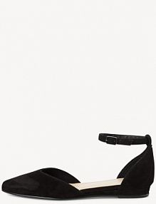 Baleriny Tamaris czarne damskie