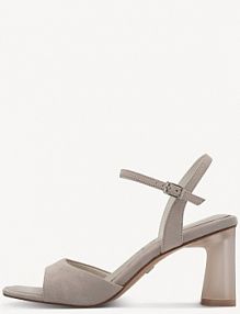 Sandały na szpilce Tamaris szare