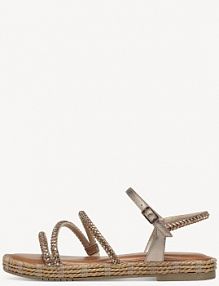 Sandały Tamaris metaliczny damskie