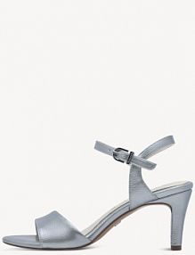 Sandały na szpilce Tamaris niebieskie