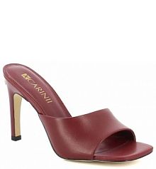 Klapki na szpilce Carinii czerwone