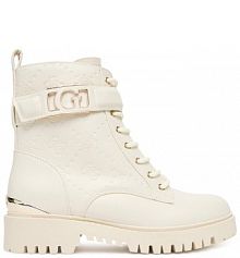 Trapery Guess écru damskie 