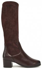 Kozaki na obcasie Caprice brązowe 