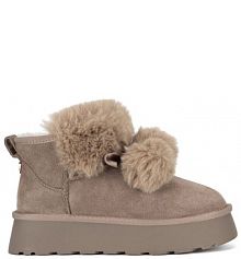 Śniegowce Eva Minge szare damskie 