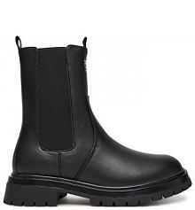 Botki Tommy Hilfiger czarne dziecięce 