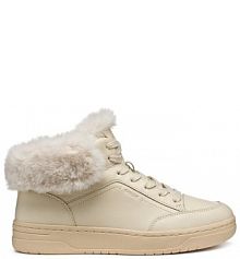 Sneakersy Geox écru damskie 