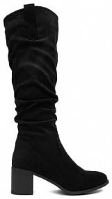 Kozaki na obcasie JENNY czarne 