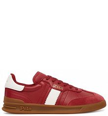 Sneakersy Polo Ralph Lauren czerwone damskie 