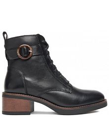 Botki na słupku Lasocki czarne 