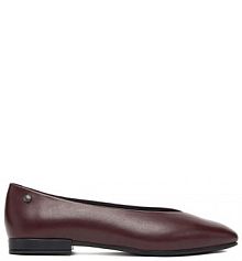Baleriny Lasocki bordowy damskie 