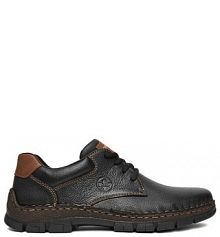 Półbuty Rieker czarne męskie 