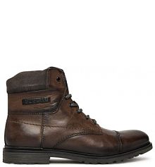 Trzewiki Bugatti szare męskie 