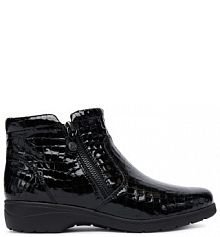 Botki Caprice czarne damskie 