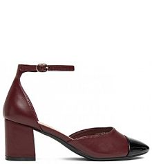 Czółenka JENNY bordowy 