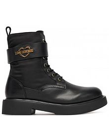 Botki LOVE MOSCHINO czarne damskie 