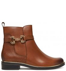 Botki Caprice brązowe damskie 