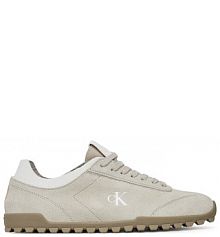Sneakersy Calvin Klein Jeans beżowe damskie 