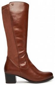 Kozaki na obcasie Caprice brązowe 