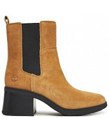 Botki na słupku Timberland brązowe 