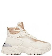 Trzewiki DeeZee écru dziecięce 